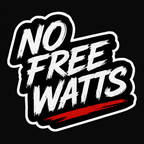 Sticker "NO FREE WATTS"