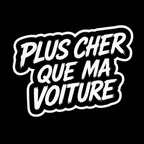 Sticker "PLUS CHER QUE MA VOITURE"