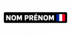 KIT 6 Stickers Nom Prénom Style 5