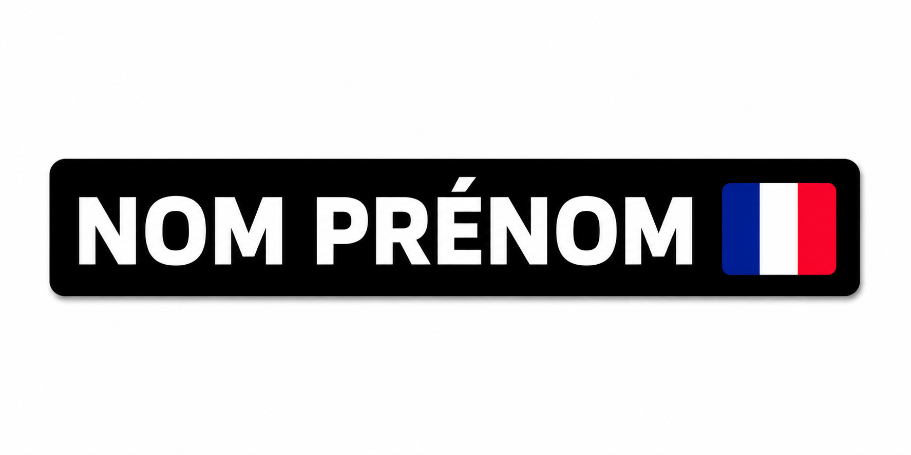 KIT 6 Stickers Nom Prénom Style 5