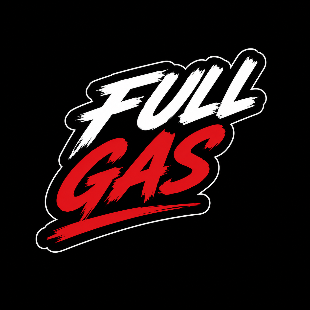 Sticker "FULL GAS"