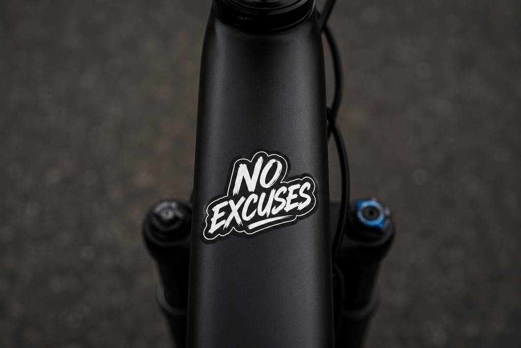 Sticker "NO EXCUSES"